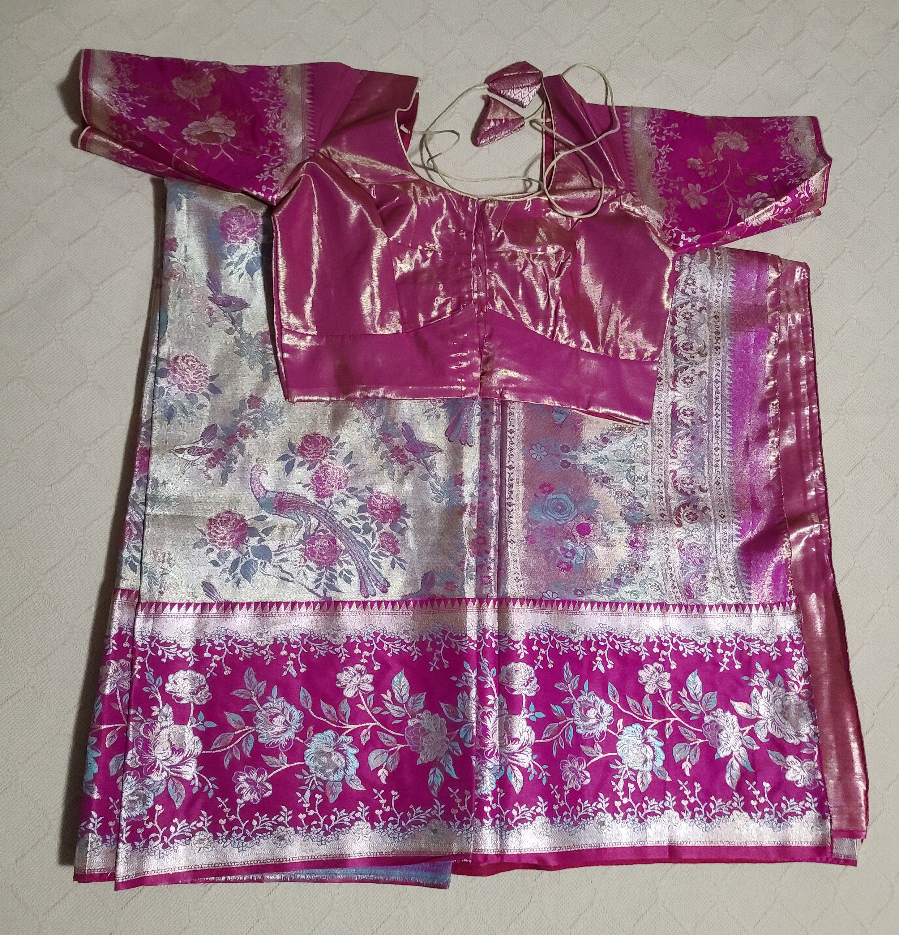 Premium Kanchi Meenaakaari Saree