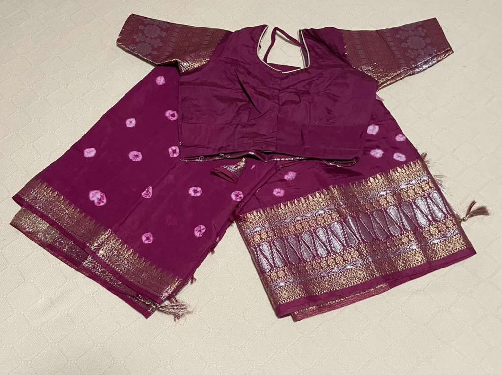 Traditional Semisilk saree