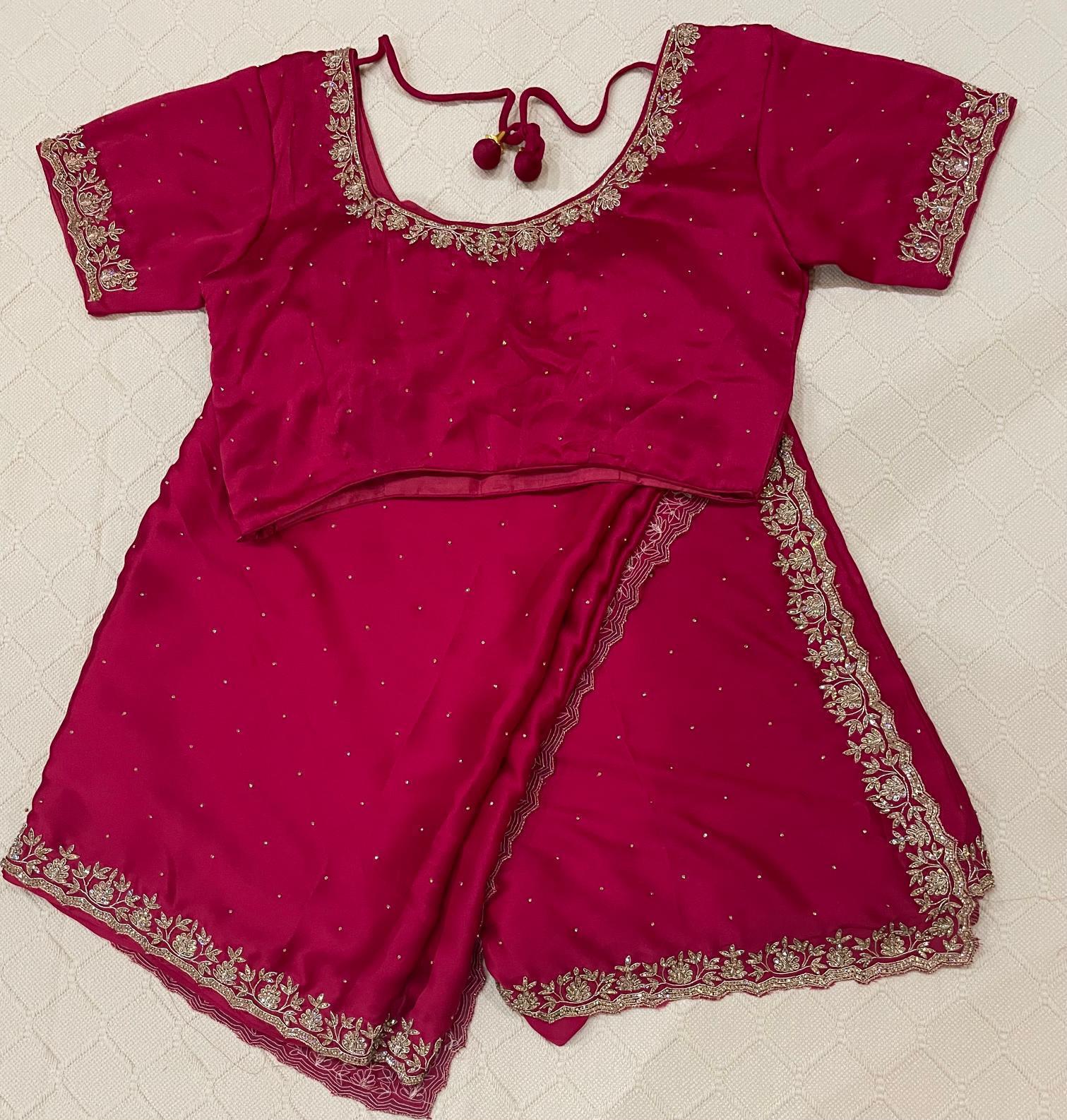 Premium Fancy Saree in Maroon red color